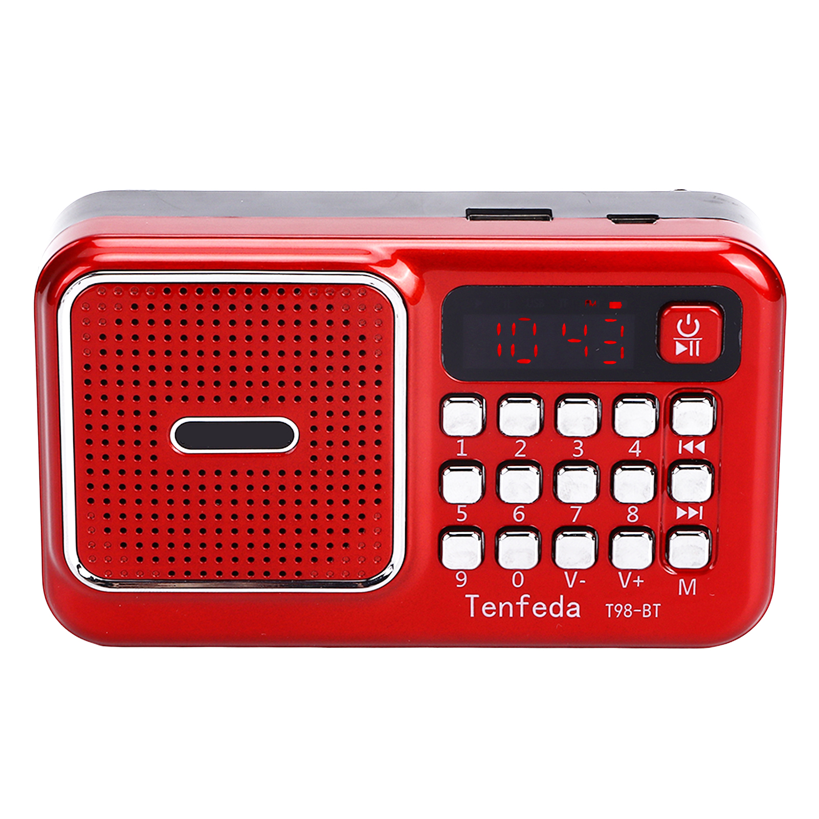 Tragbares, Batteriebetriebenes Kompaktradio Mit Mp3-player Für Zuhause Und Büro