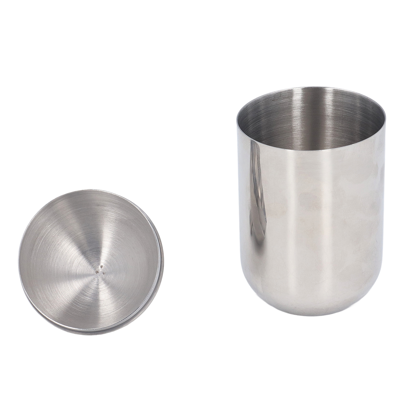 Leichter Und Luxuriöser Wattestäbchenhalter Aus Edelstahl 304 Mit Deckel, Für Das Badezimmer.