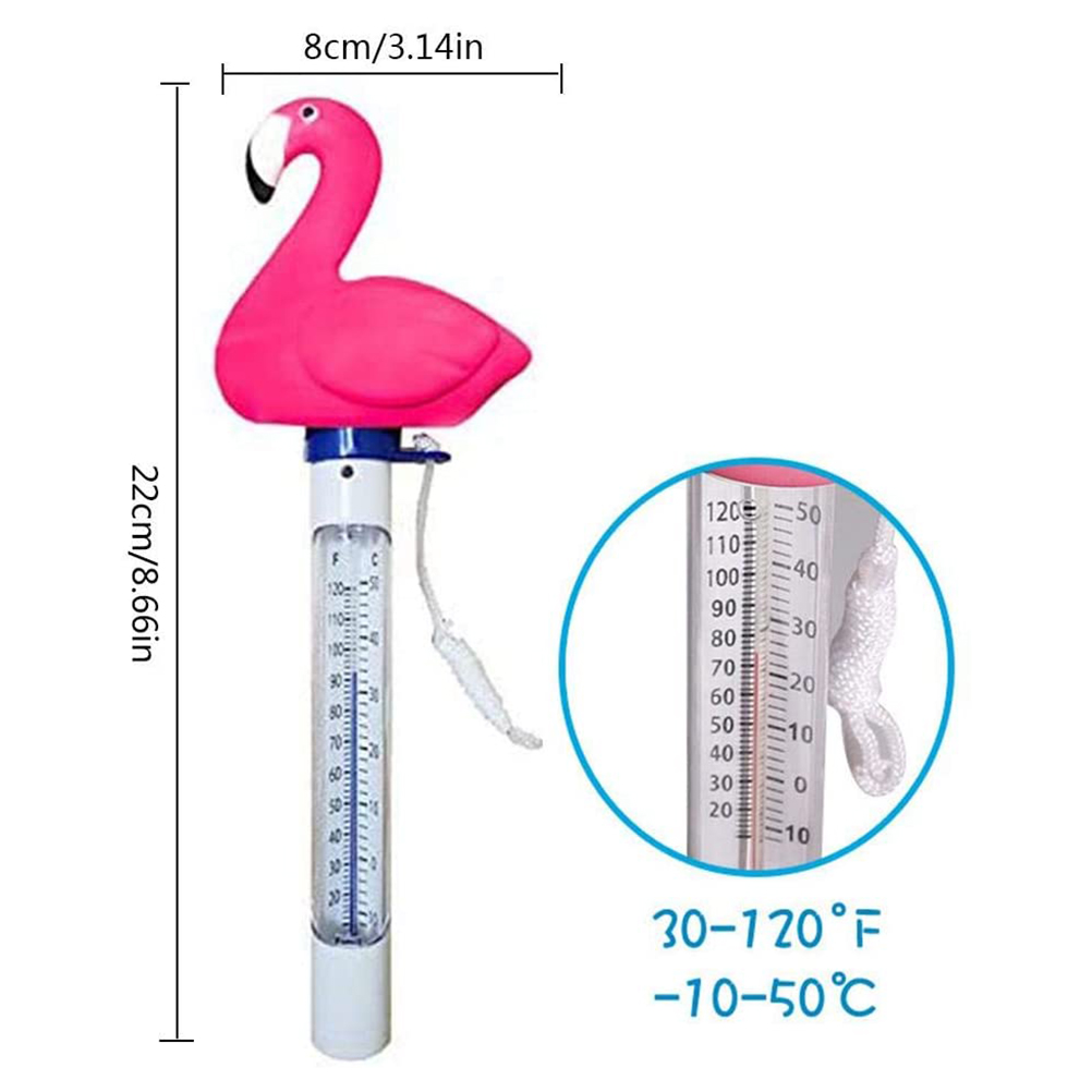 Schwimmendes Poolthermometer Mit Kabel, Für Außen- Und Innenpools, Spas Und Whirlpools.