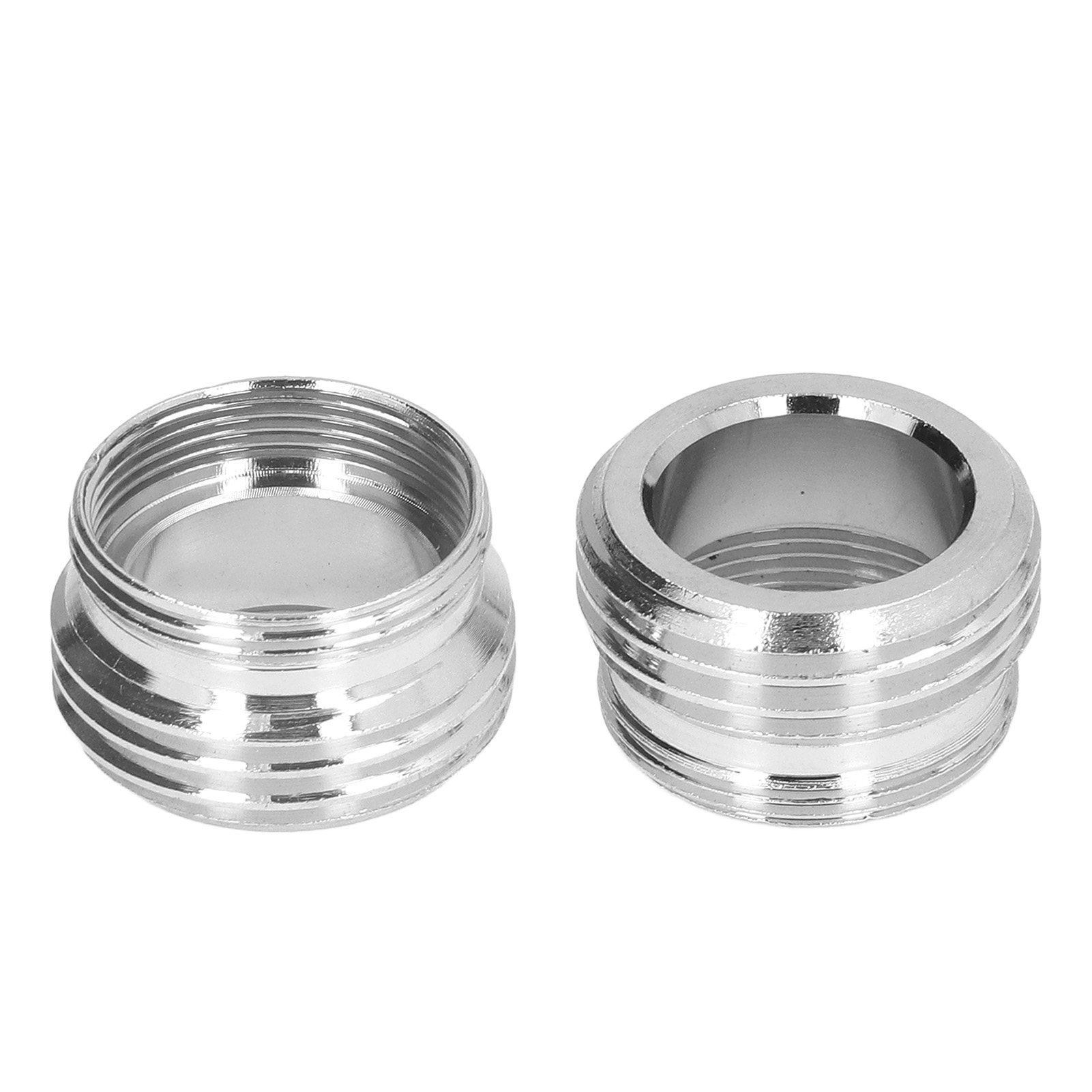 2 Adaptersets Für Wasserhähne Mit Geradem Gewinde: 15/16" Außengewinde, 27/32" Innengewinde, Auf 17/16" Gartenschlauch
