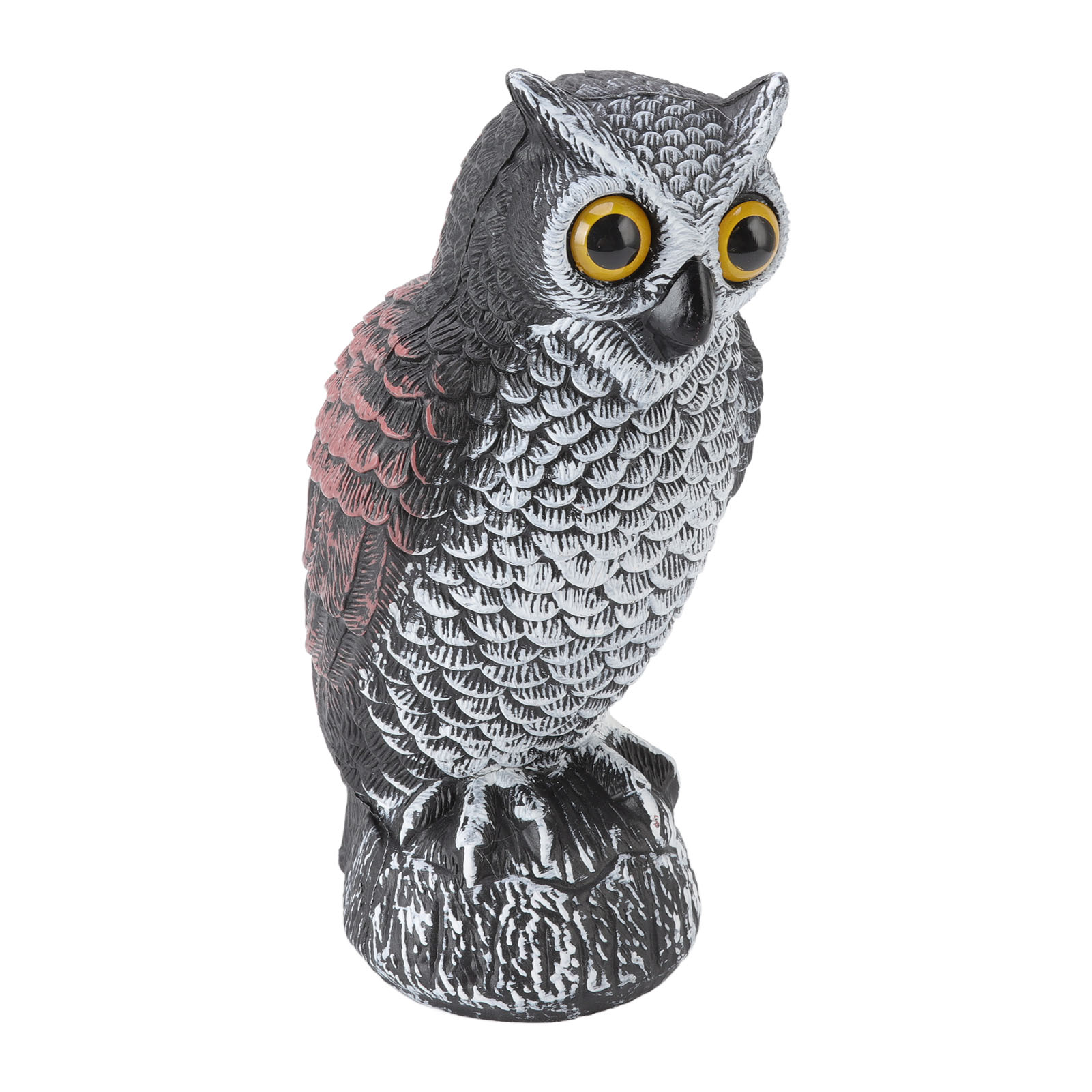Vogelscheuchen-eule Für Den Garten, Aus Wasserfestem Und Sonnenbeständigem Kunststoff, Um Vögel Fernzuhalten. Attrappe Einer Eule, Um Vögel Zu Verscheuchen.