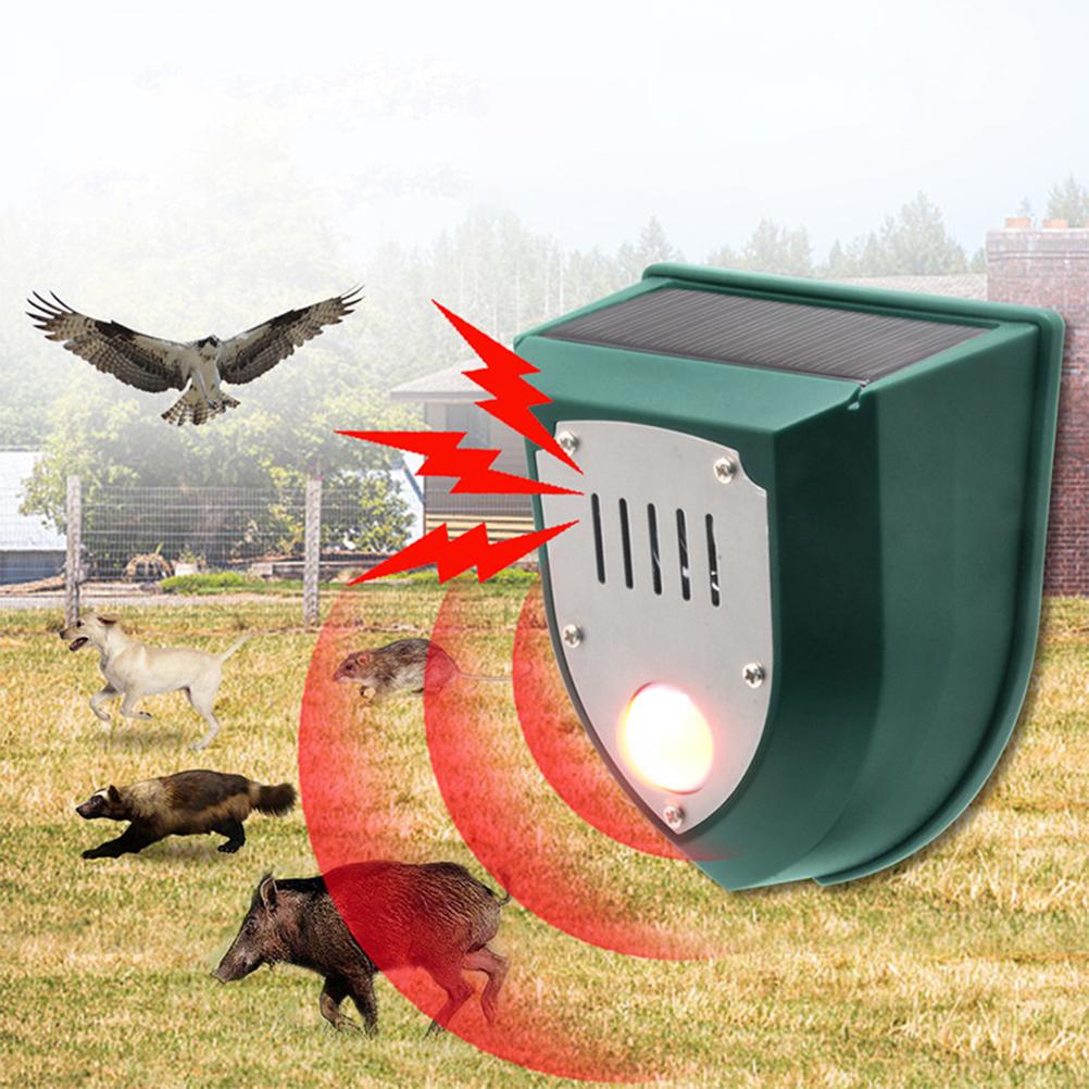 Solarbetriebenes Alarmsystem Mit Ton, Licht, Bewegungsmelder, 110 Db Akustischem Alarm, Blitzwarnung Und Stroboskoplicht Für Bauernhöfe Und Villen
