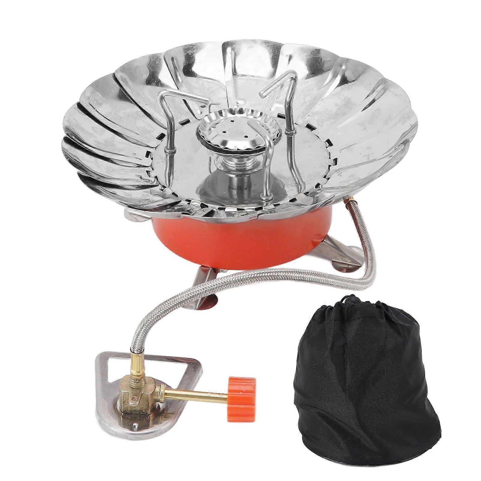 Mini-campingkocher 2800w Mit Klappbaren Beinen, Tragbarer Campingkocher Für Wandern, Rucksackreisen Und Outdoor-aktivitäten
