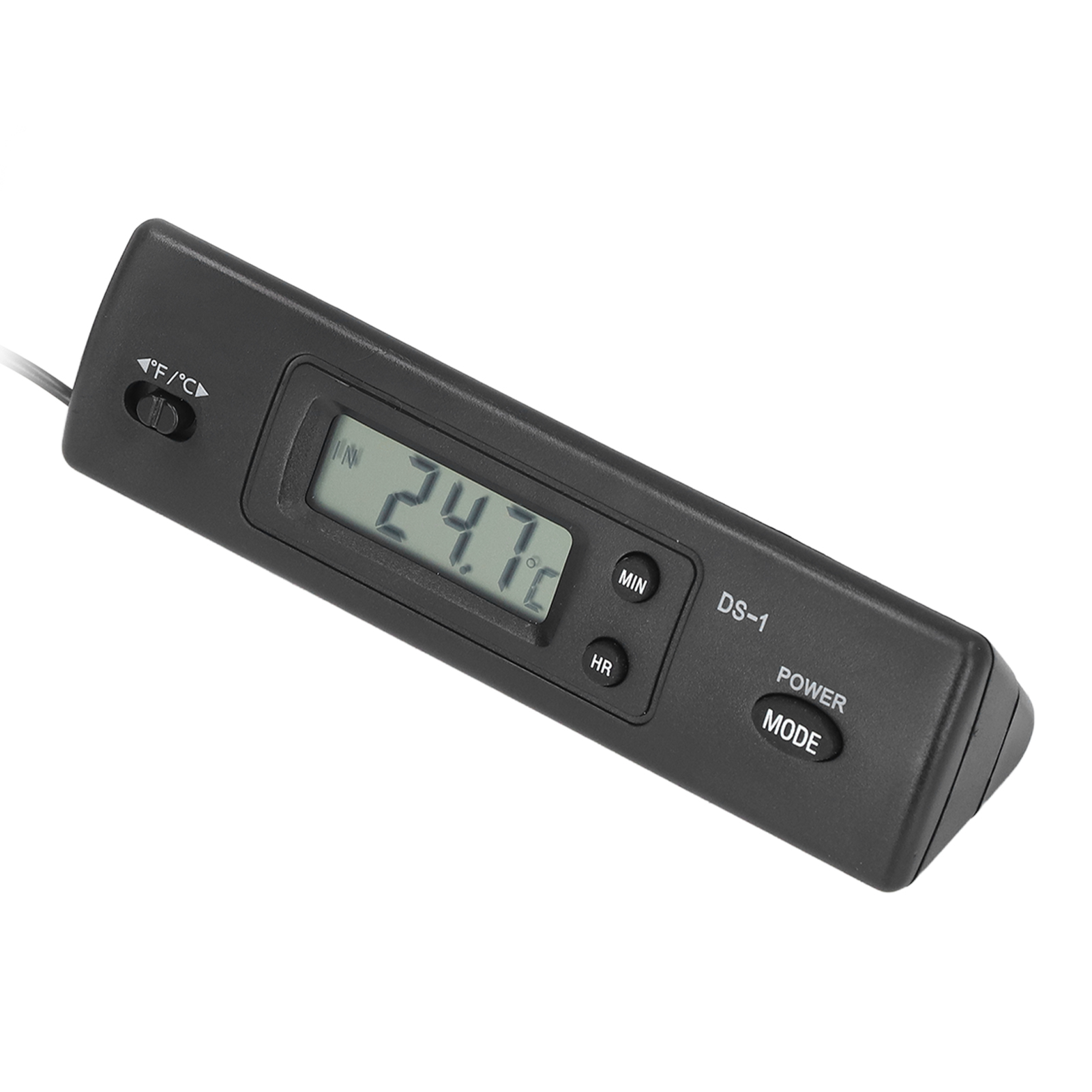 Digitales Thermometer Mit Wasserdichter Sonde Für Fahrzeuge, Aquarien Und Kühlschränke