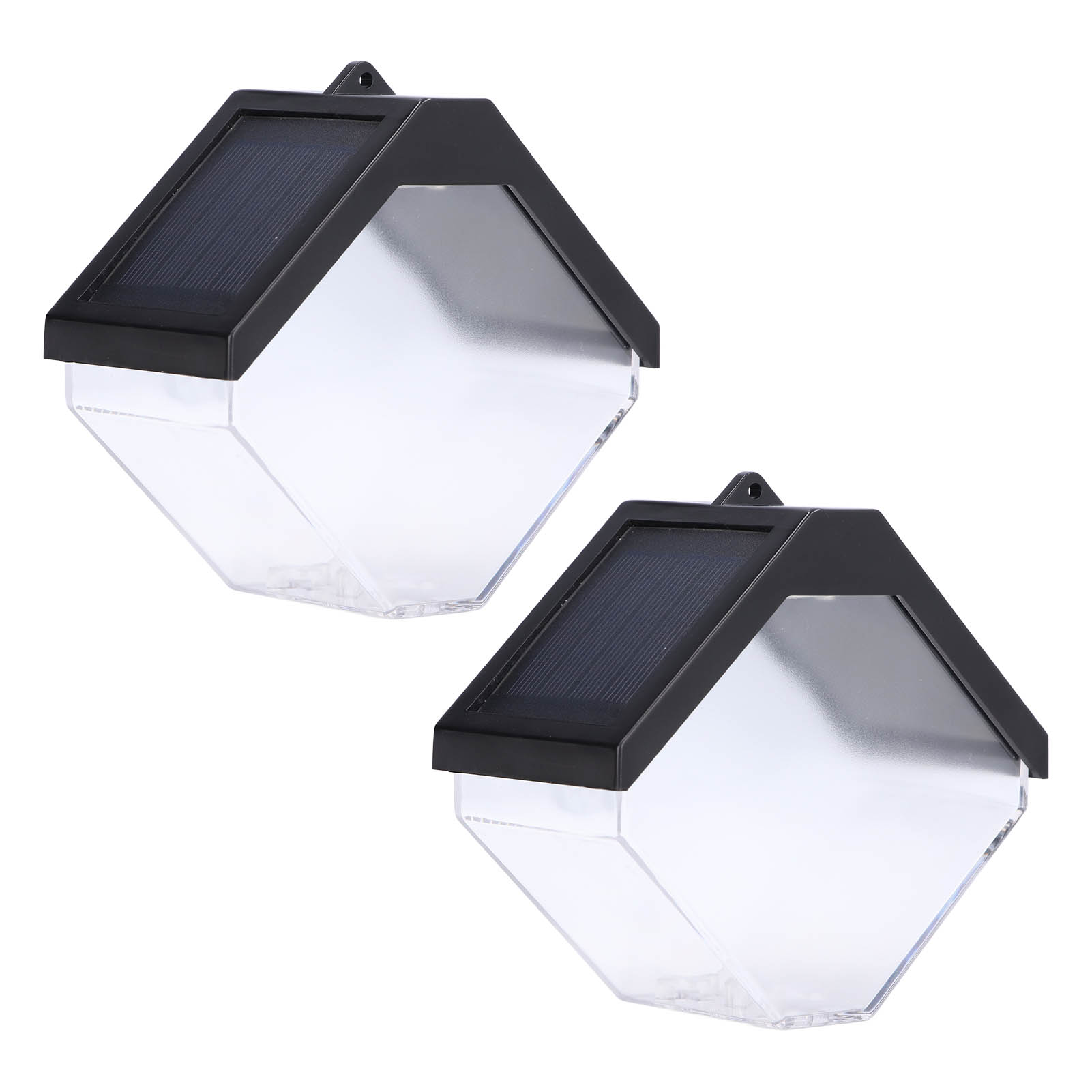Solar-wandleuchten Mit Zwei Lichtmodi, Ip55 Wasserdicht, Lange Lebensdauer, Solar-gartenstrahler Für Den Außenbereich