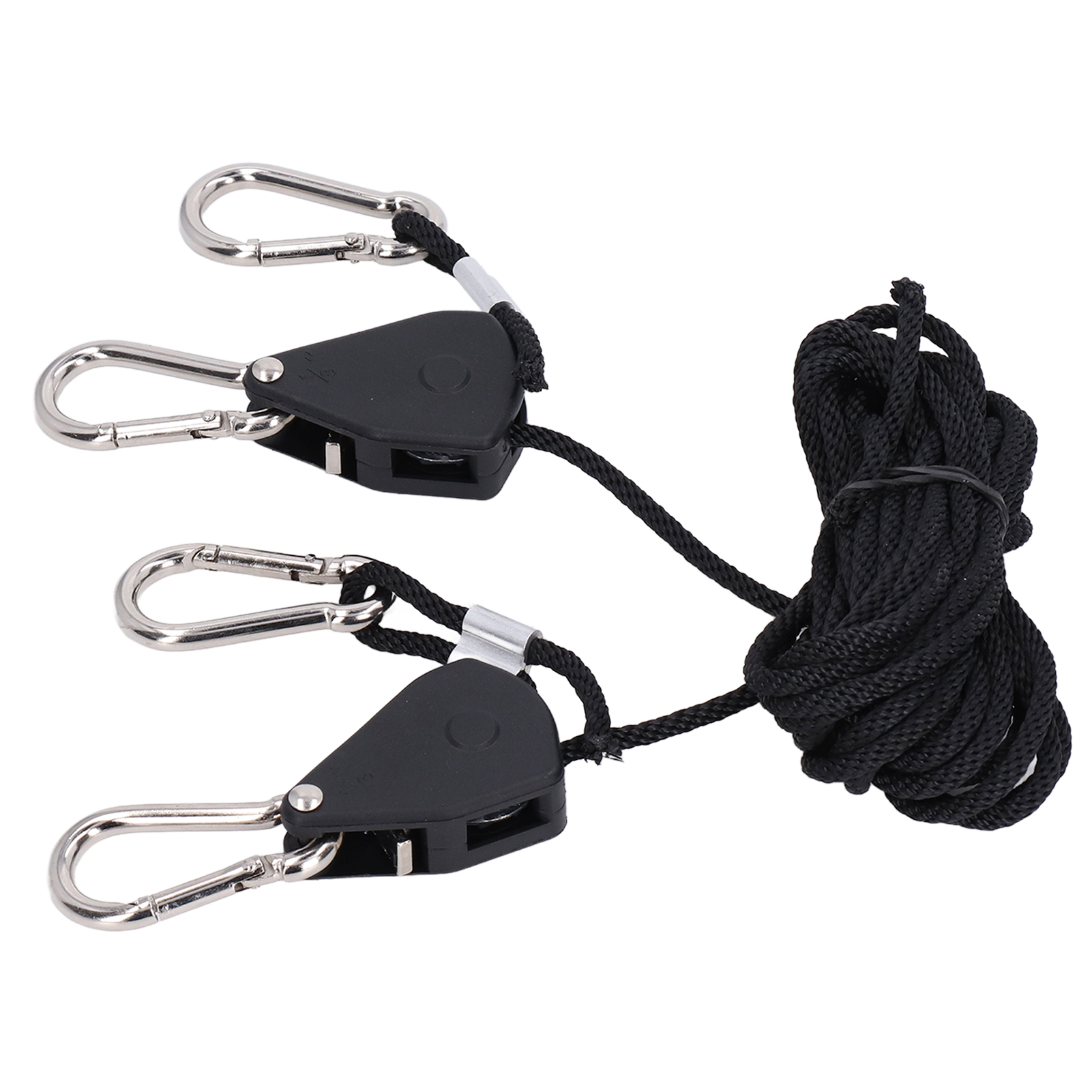 2 Stück 1/8 Zoll Grow-lampen-seilaufhänger, Verstellbar, Robust, Mit Hochfestem Seilclip