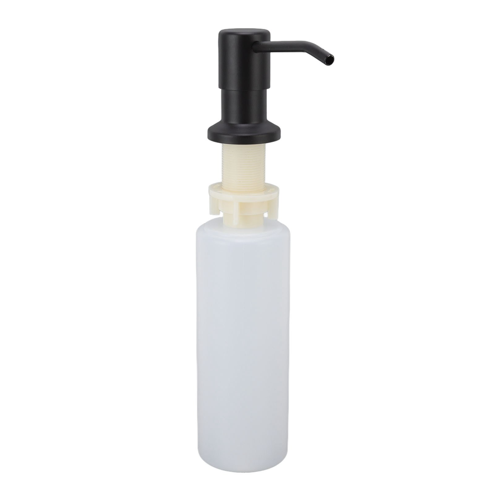 300-ml-seifenspender Für Die Küchenspüle, Edelstahl, 360° Drehbar, Multifunktional, Schwarz