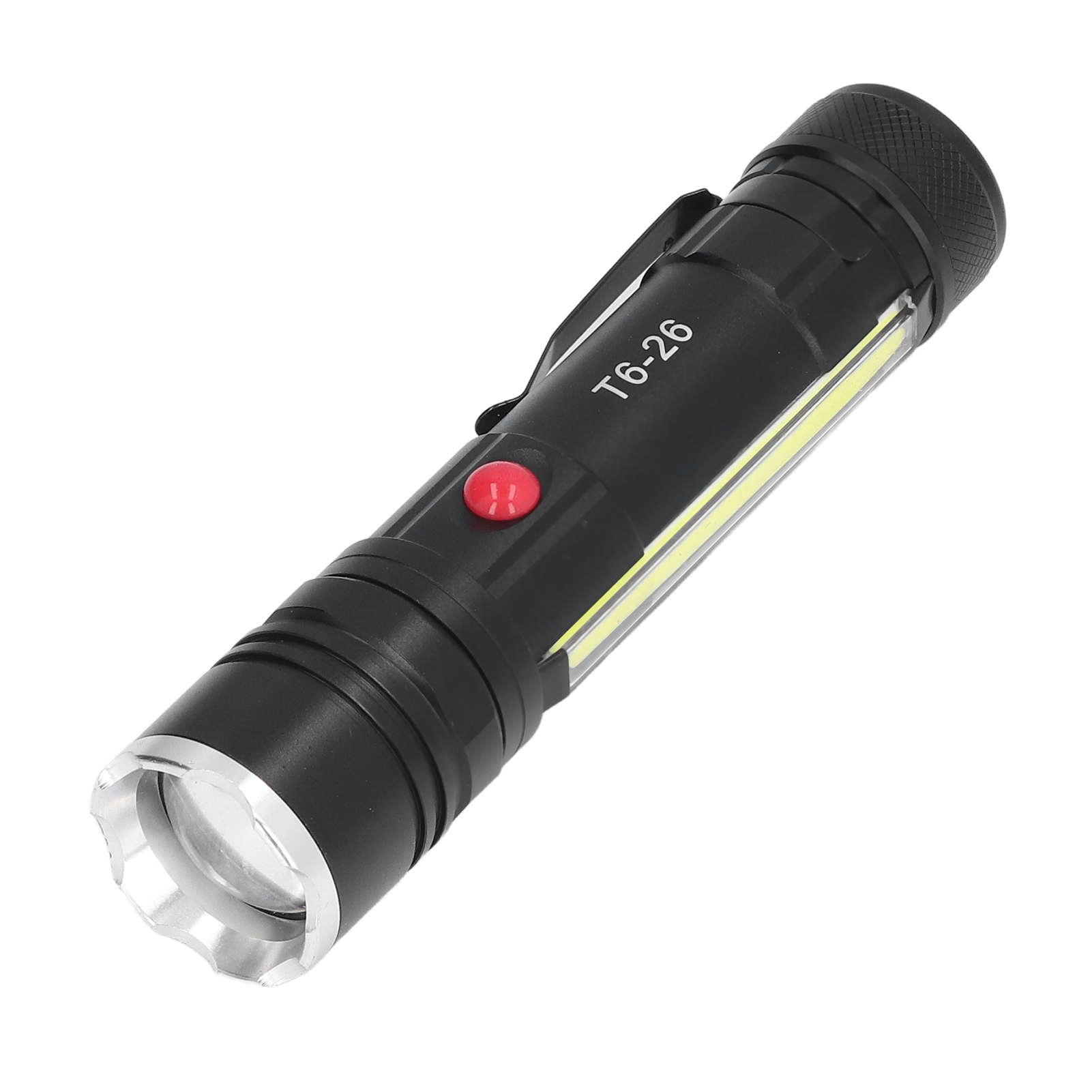 Kleine, Per Usb Wiederaufladbare Magnetische Taschenlampe, Wasserdicht, Zoombar, 4 Led-beleuchtungsmodi, Ideal Für Camping Und Reparaturen.