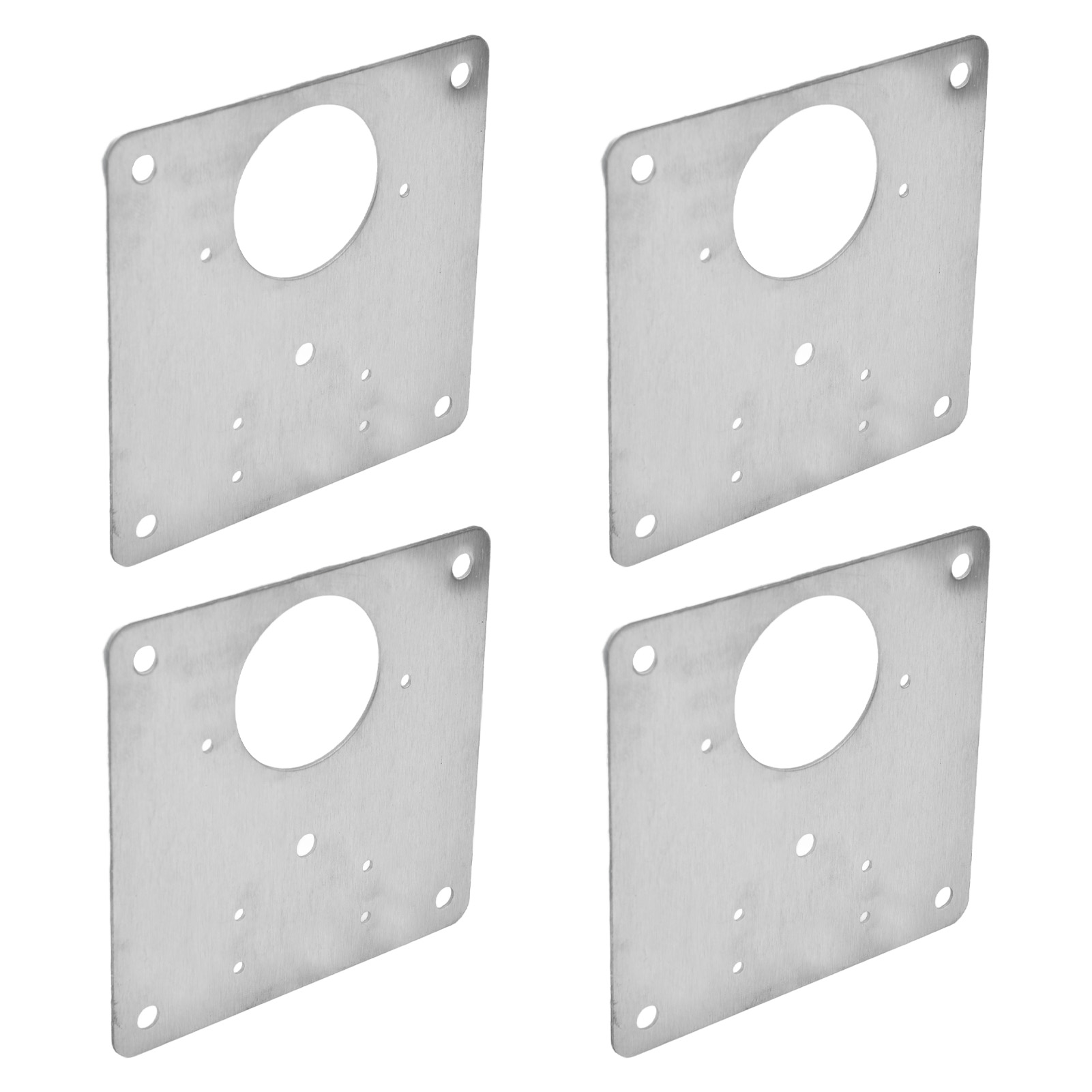 4er-set Scharnierplatten Aus Edelstahl, Seitenplatten Für Schranktüren, Reparaturhalterungen Für Die Küche