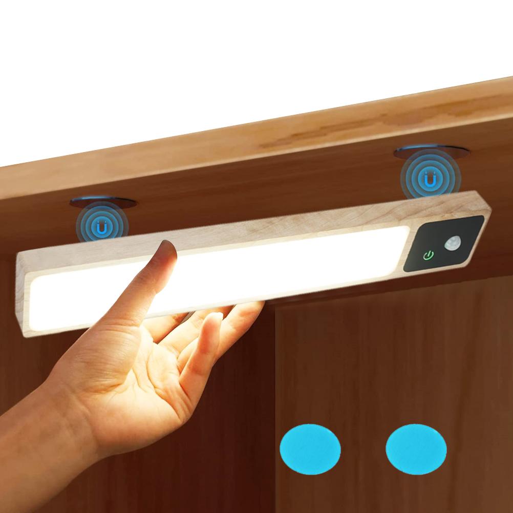Wiederaufladbare Led-schrankleuchte Mit Bewegungssensor (35 Leds), Dimmbares Touch-nachtlicht, Ideal Für Küchen, Schränke Und Garderoben.