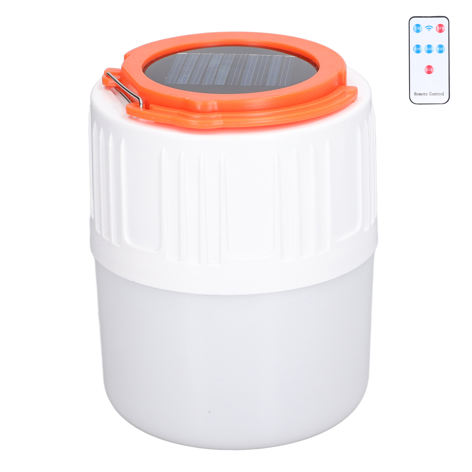 Solar-campinglampe Mit Sprachsteuerung, 5 Modi, Automatischer Induktion, Usb-ladefunktion, Wasserdicht, Für Outdoor-aktivitäten