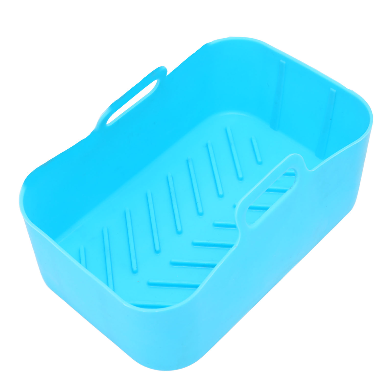 Wiederverwendbarer Antihaftbeschichteter Silikon-ersatzkorb Für Die Ninja Dz201 Foodi 8qt Fritteuse (blau)