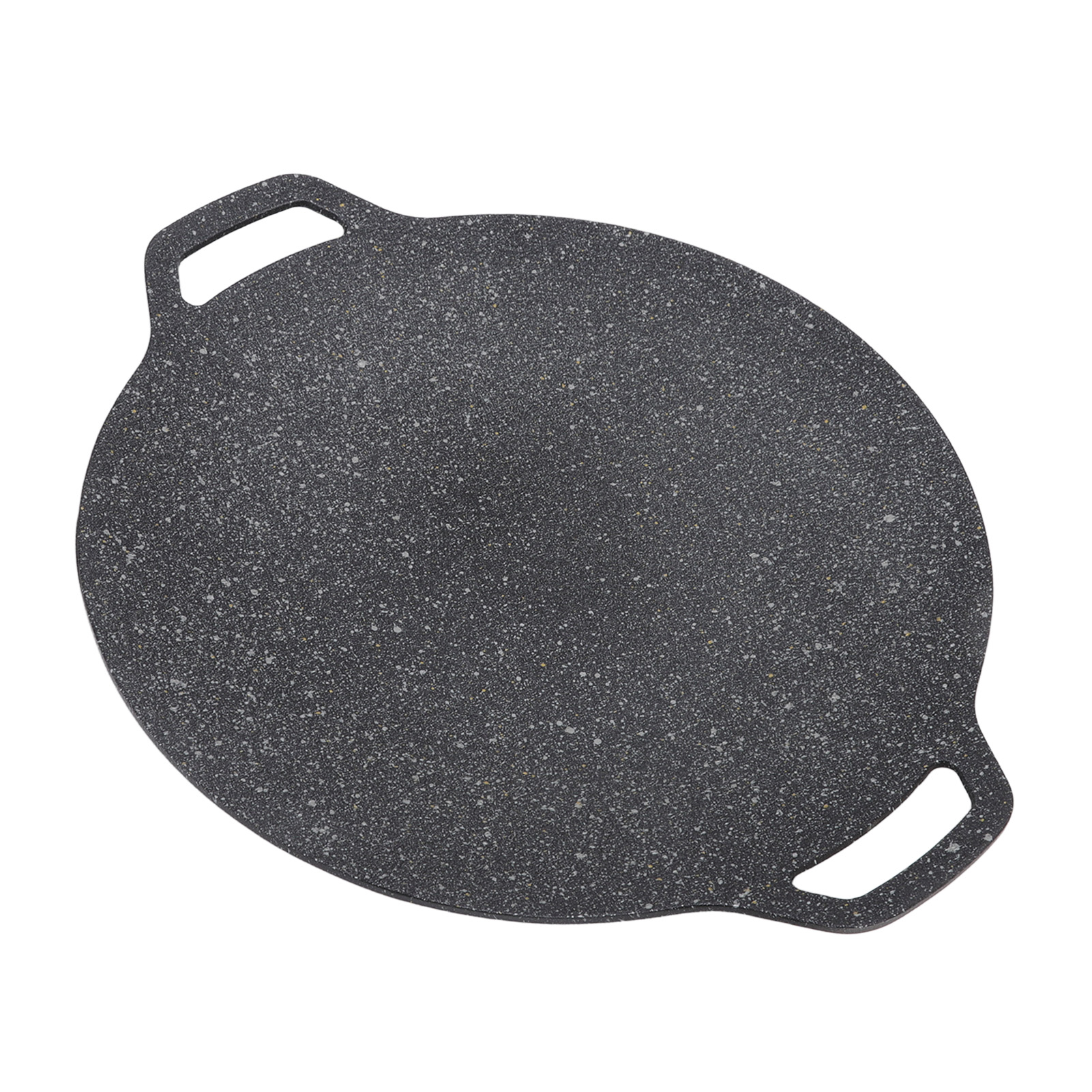 Runde Bratpfanne Aus Aluminiumguss Mit Griffen, Ideal Zum Wandern, Klettern, Campen Und Angeln Am See.