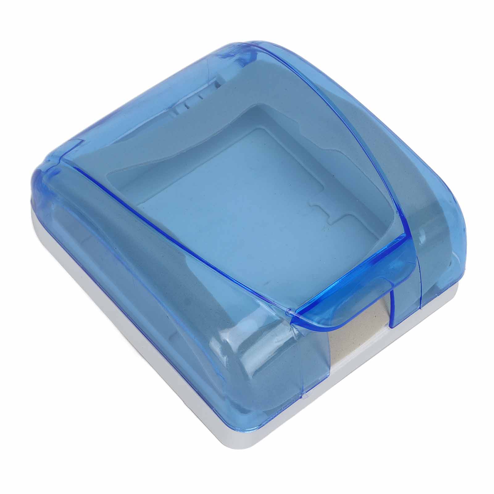 Universelle, Wasserdichte Steckdosenbox Typ 86, Transparente Wandschalter-schutzbox Für Badezimmer, Blau