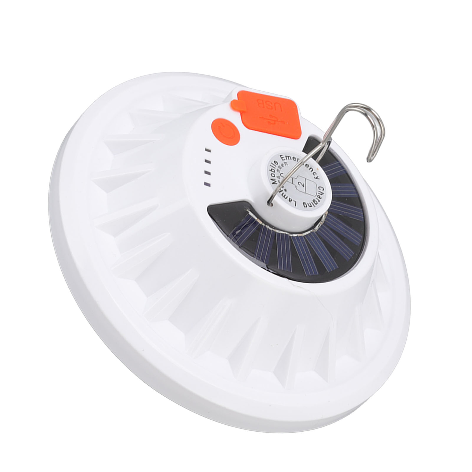 Ip65 Wasserdichte Solar-campinglampe Für Notfälle, 60 Leds, Usb-aufladbar, Ideal Für Camping Im Freien.