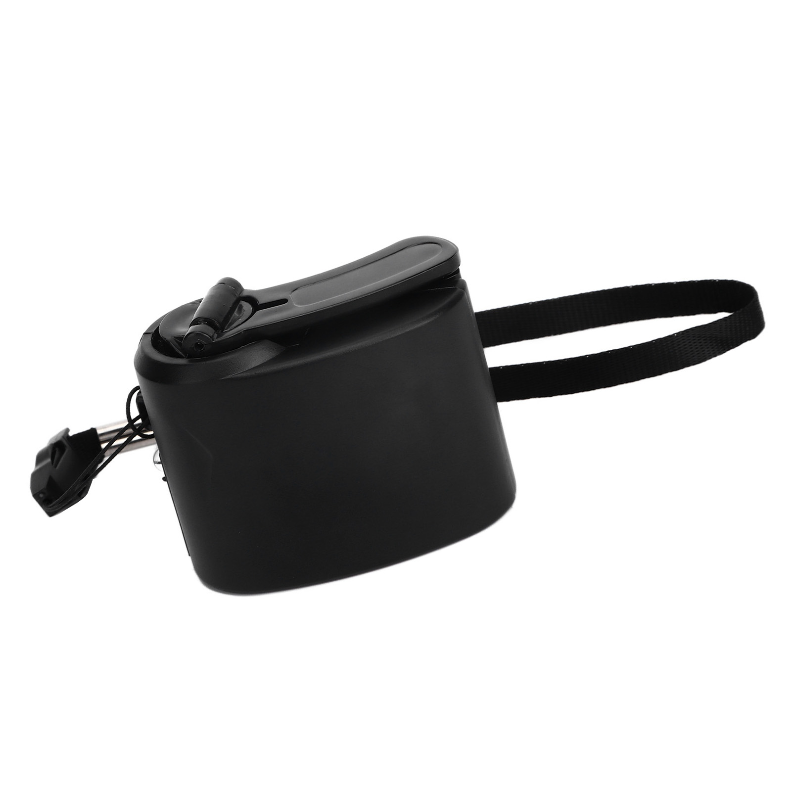 Tragbares Usb-handkurbel-ladegerät Für Outdoor-aktivitäten Wie Wandern Und Camping, Schwarz