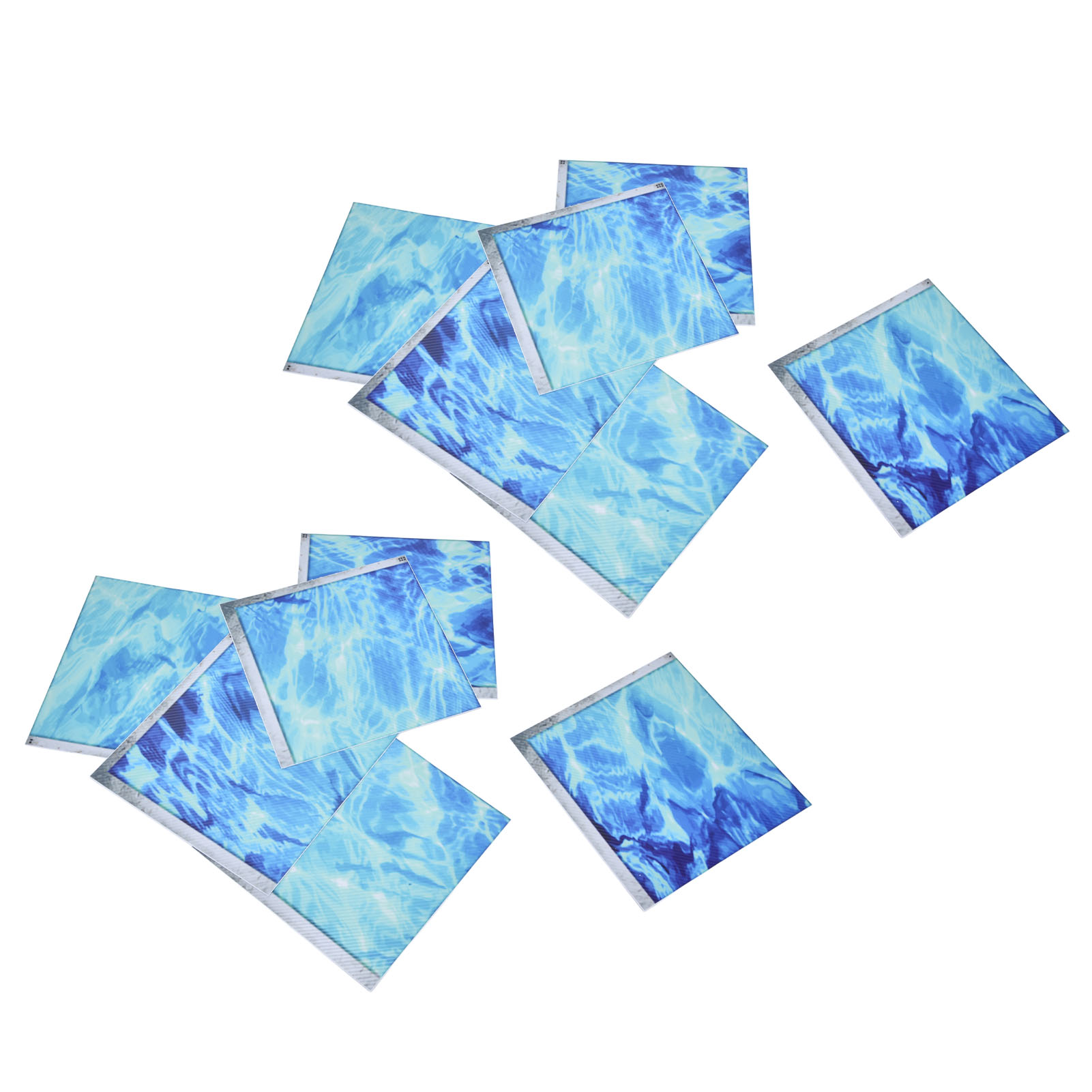 2er-set 3d-badewannenaufkleber, Wasserdicht, Rutschfest, Selbstklebend, Pvc-fliesenaufkleber Für Schwimmbäder