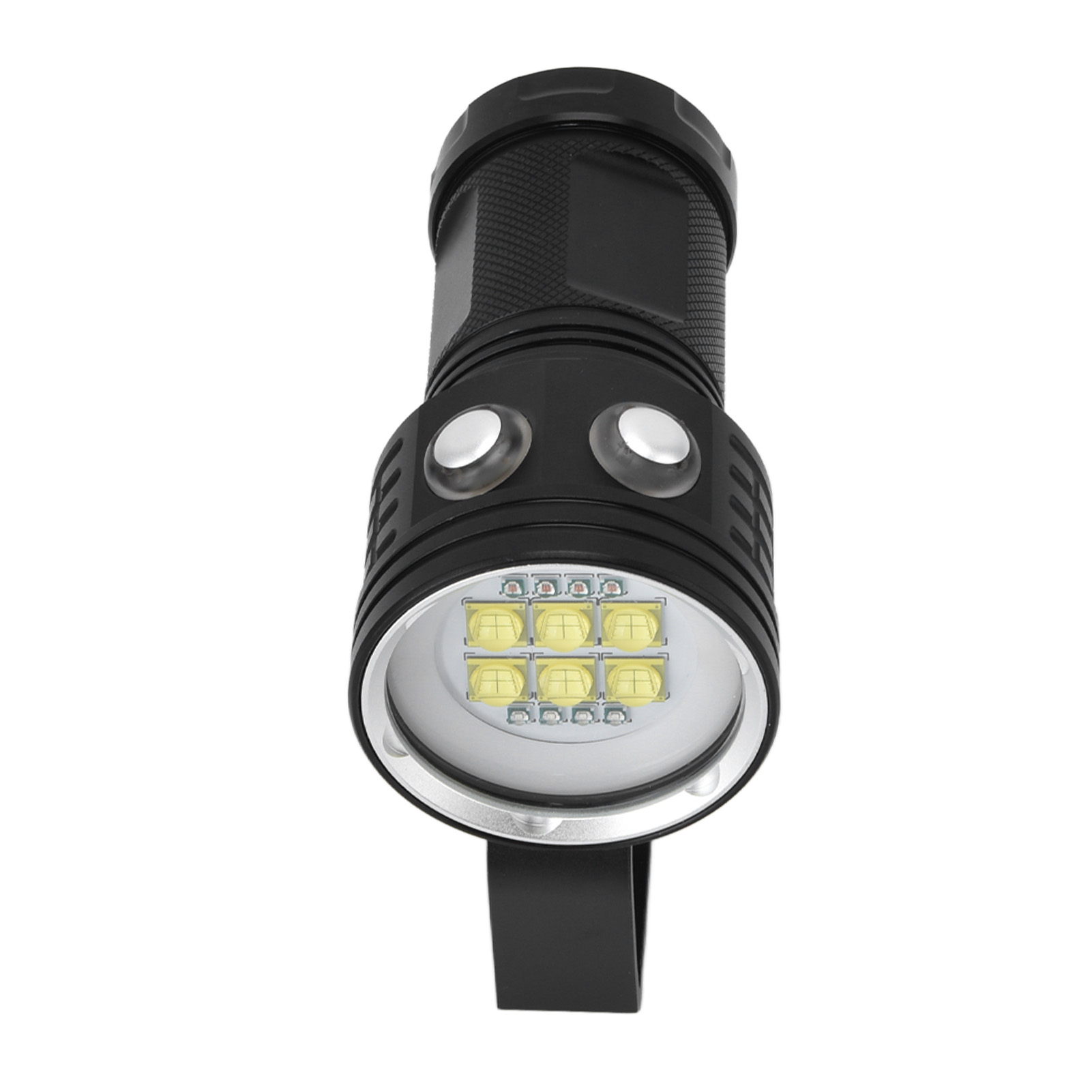 Taucherlampe Mit 14 Leds, Ipx8 Wasserdicht, 3 Farben, 7 Modi, Tragbar, Bis 100 M Tiefe, Unterwasserfotografie-taschenlampe