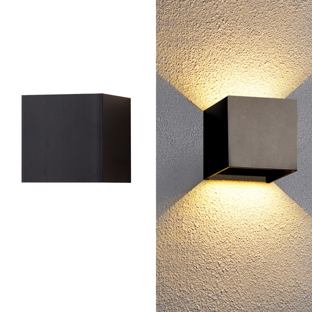 Wasserdichte Led-wandleuchte Für Den Innen- Und Außenbereich, Ideal Für Wohnzimmer, Balkon, Garten Oder Flur.