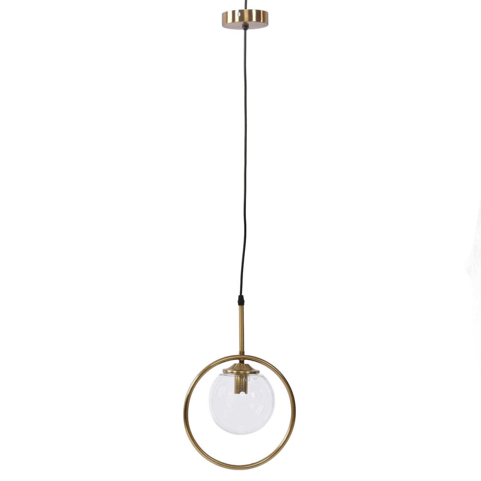 Pendelleuchte E14, Einflammig, Glas, 110–220 V, Hotel-deckenleuchte Für Schlafzimmer, Einflammig, Rund, Transparent