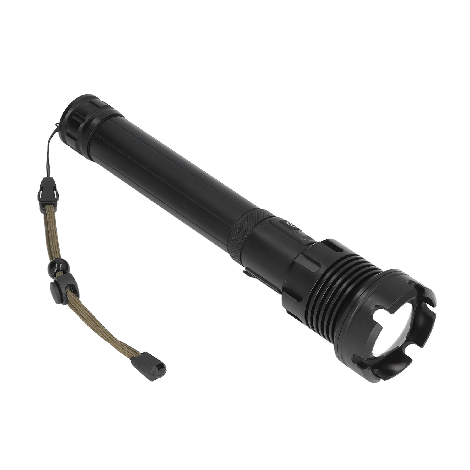 Leistungsstarke 8000 Lm Taschenlampe, Ip65 Wasserdicht, Zoombar, 2 Lichtfarben, 7 Modi, Ideal Zum Wandern, Für Abenteuer Und Notfallsituationen.
