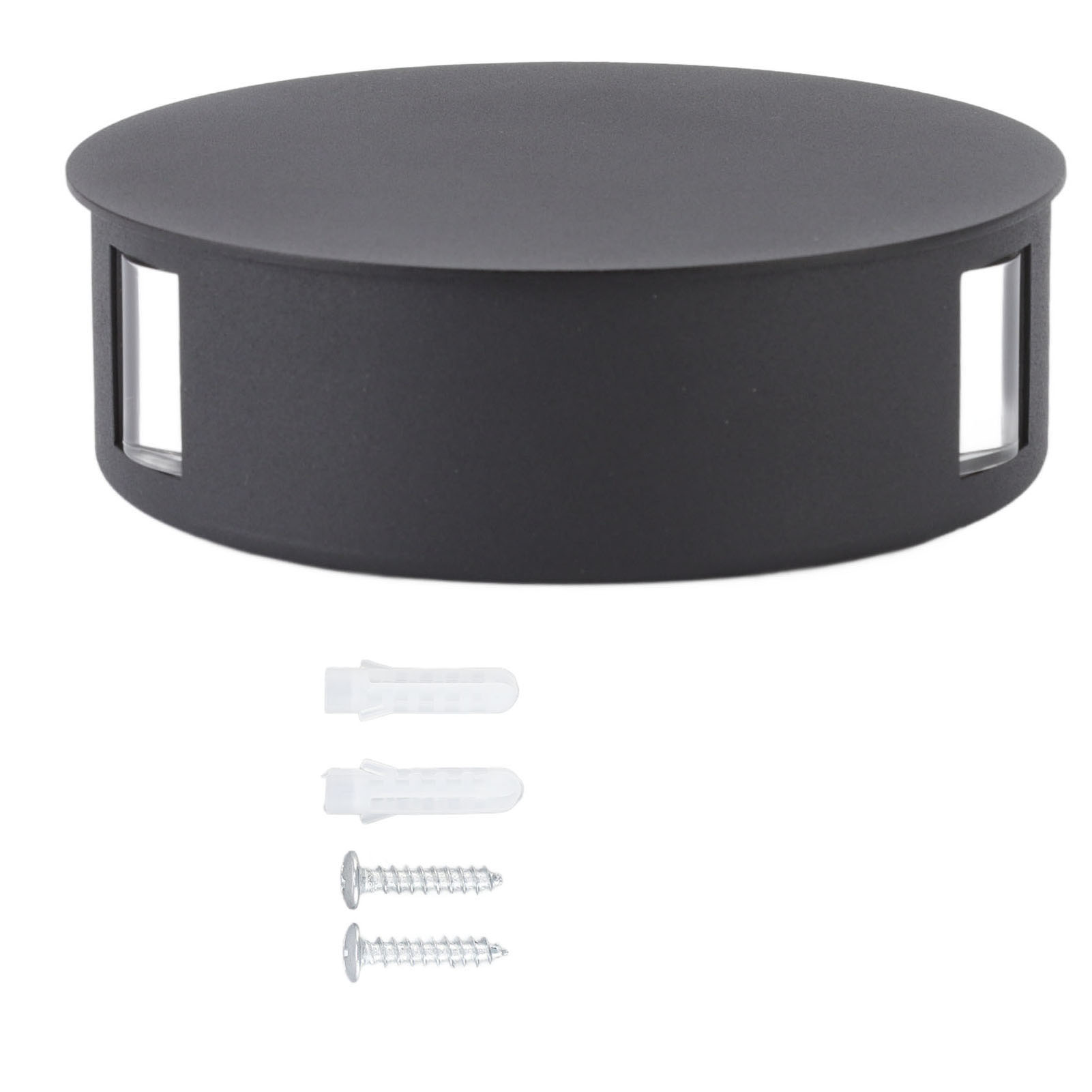 Runde Wandleuchte Aus Aluminiumlegierung, 3-flammig, Modernes Design, Für Esszimmer, Ac85-265v, 9w, Schwarz