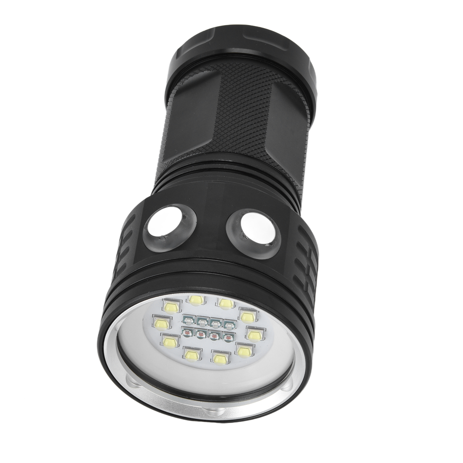 Led-taucherlampe, 22 Leds, Ipx8 Wasserdicht, 10000 Lm, Tragbar, Aluminiumlegierung, 100 M / 328,1 Ft Unterwasserlampe