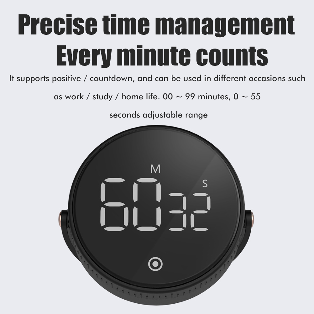 Digitaler Küchentimer Mit Großem Led-bildschirm, Magnetischem Countdown Und Zeitanzeige, Ideal Für Kochkurse, Fitness Und Backen In Der Schule.