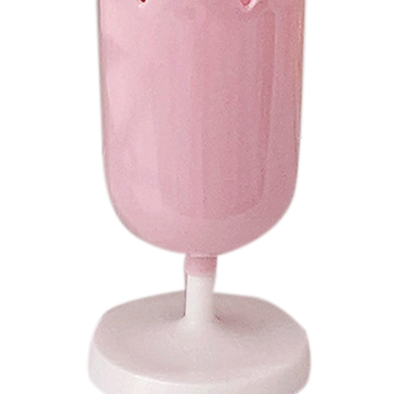 Tulpenförmiger Stiftehalter, Innovatives Vintage-fotoaccessoire, Großes Fassungsvermögen, Rosa, Ideal Für Büro, Arbeitszimmer Oder Zuhause.