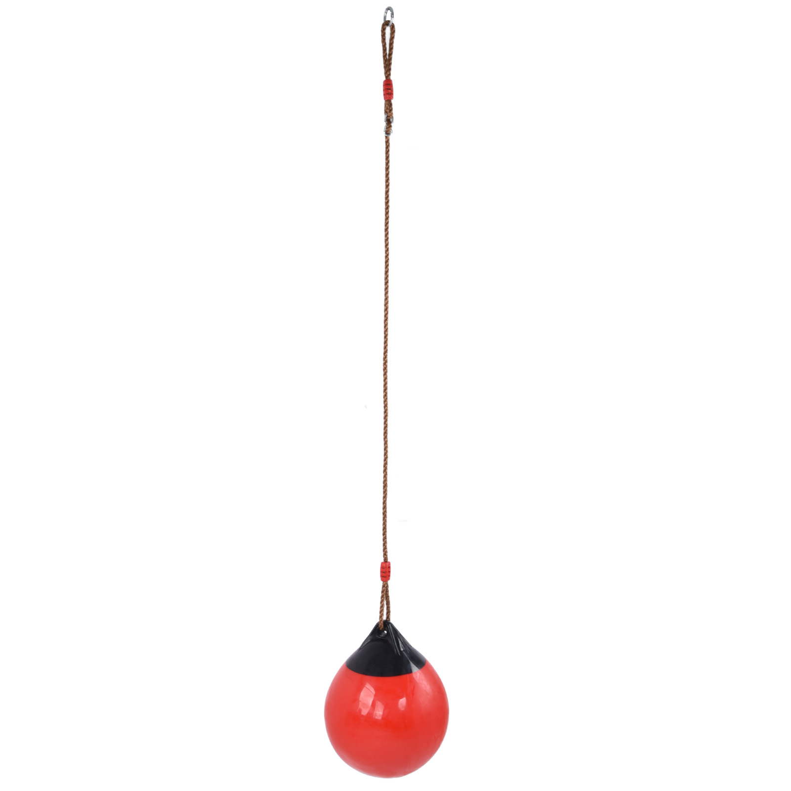 Aufblasbare Ballschaukel, 29 Cm / 11,4 Zoll, Rot, Klein, Mit Aufhängeseil Und Kette Für Drinnen Und Draußen