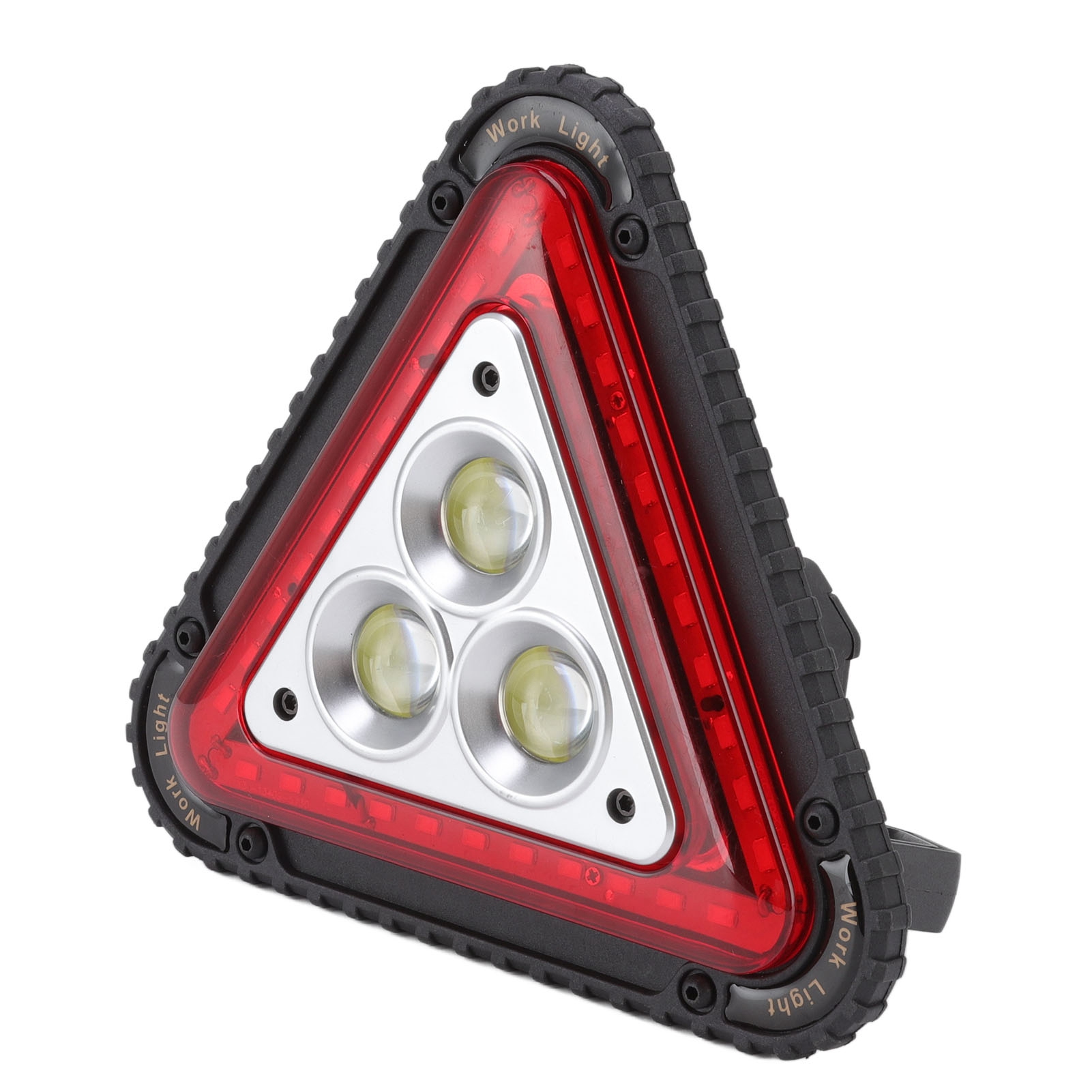 Multifunktionale Rote Cob-dreiecksarbeitsleuchte, Usb-aufladbar, Für Autoreparaturen Und Notfälle.