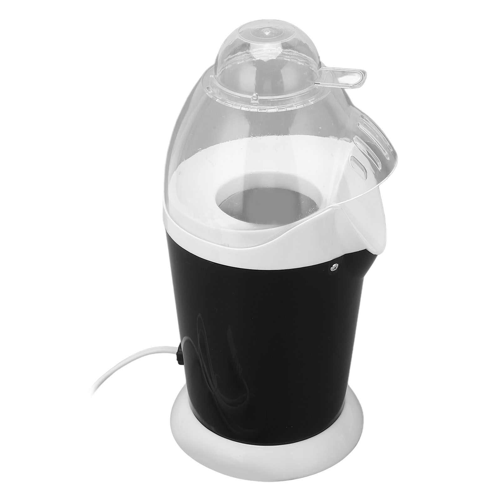 Schwarze Elektrische Heißluft-popcornmaschine Mit 1100 W Leistung, Ideal Für Zuhause, Küche, Studentenwohnheime Und Camping (eu-stecker 220 V).