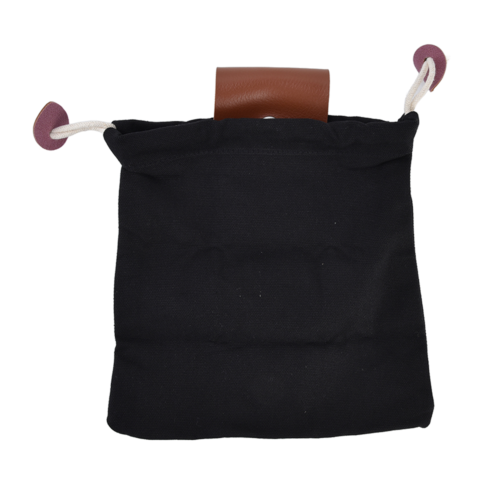 Obstpflückbeutel Aus Canvas-material (pu-stil), Faltbar, Platzsparend, Zum Umhängen, Schwarz