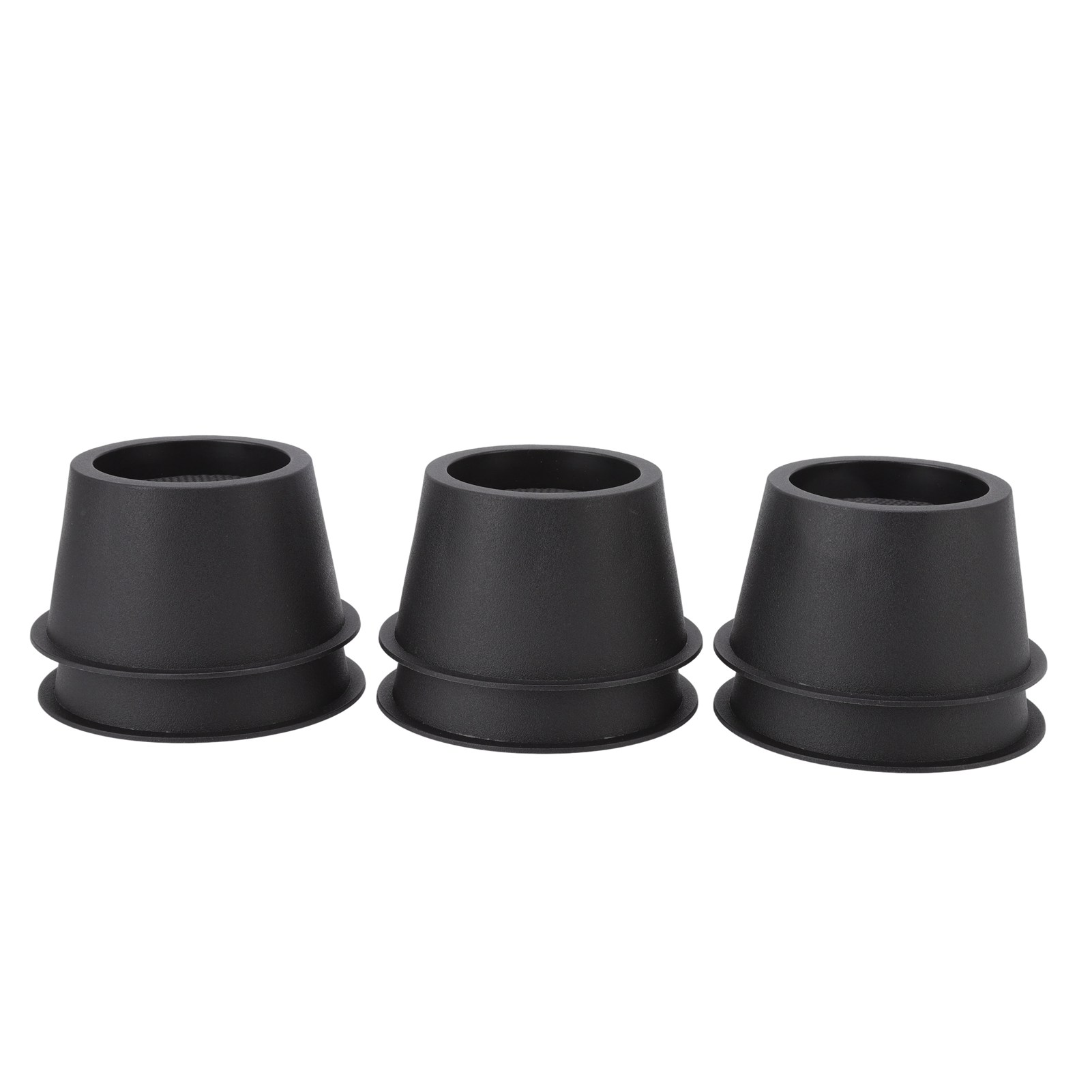 Set Mit 6 Runden, Schwarzen Möbelfüßen Aus Kunststoff, 7,1 Cm (2,8 Zoll) Durchmesser, Für Bett, Tisch Und Sofa