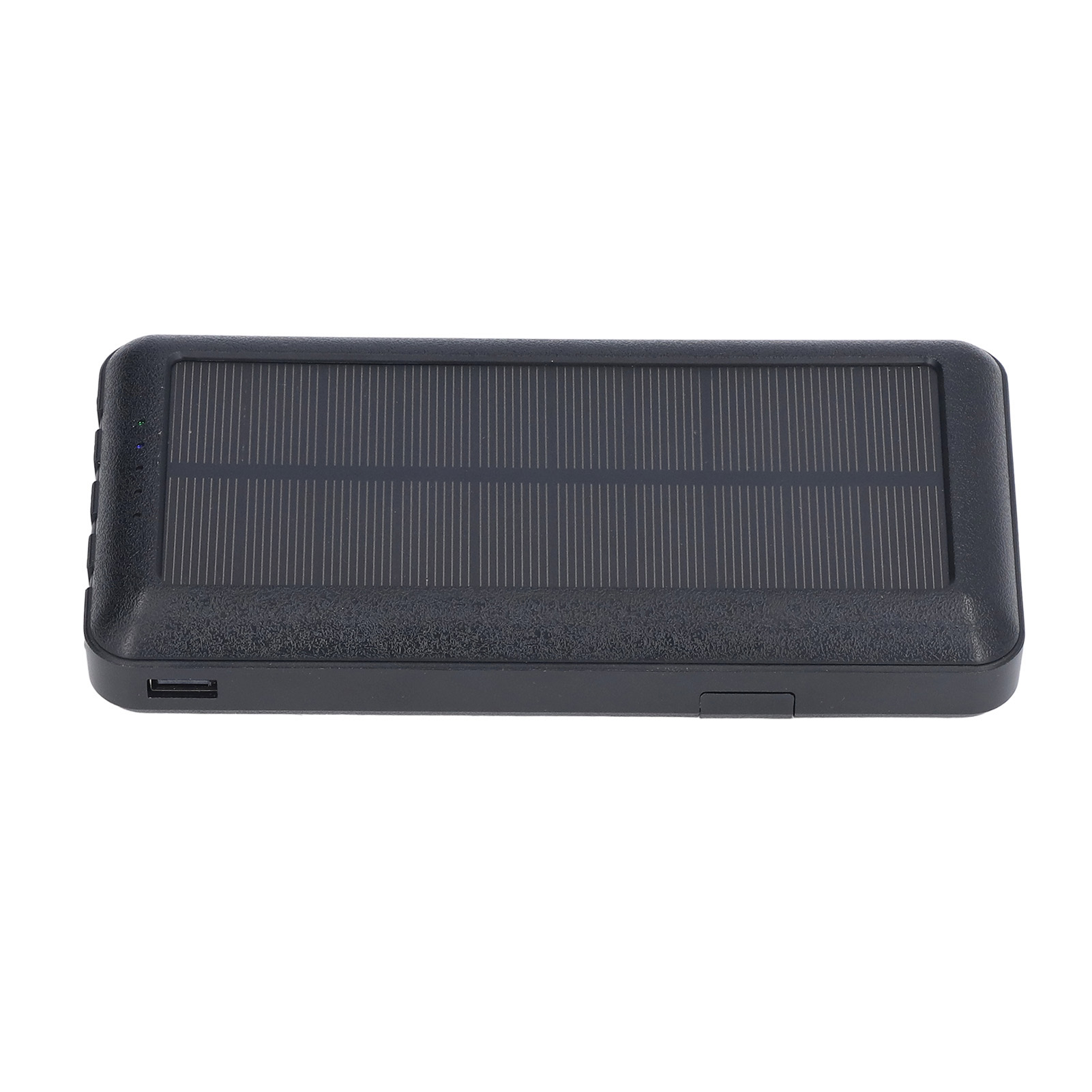 Solarstromquelle Mit 2 Leds, Powerbank 30000mah Für Outdoor-aktivitäten Wie Camping Und Bergsteigen, Schwarz