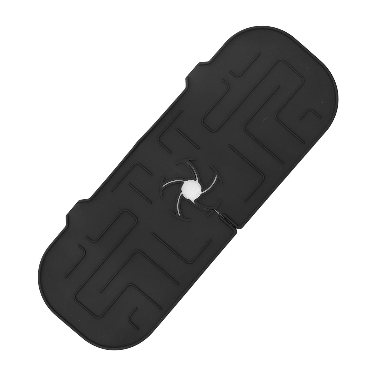 Strapazierfähige Silikon-armaturenmatte Für Spülbecken, Schwarz, Ideal Für Küche, Bad, Wohnungen Und Hotels.