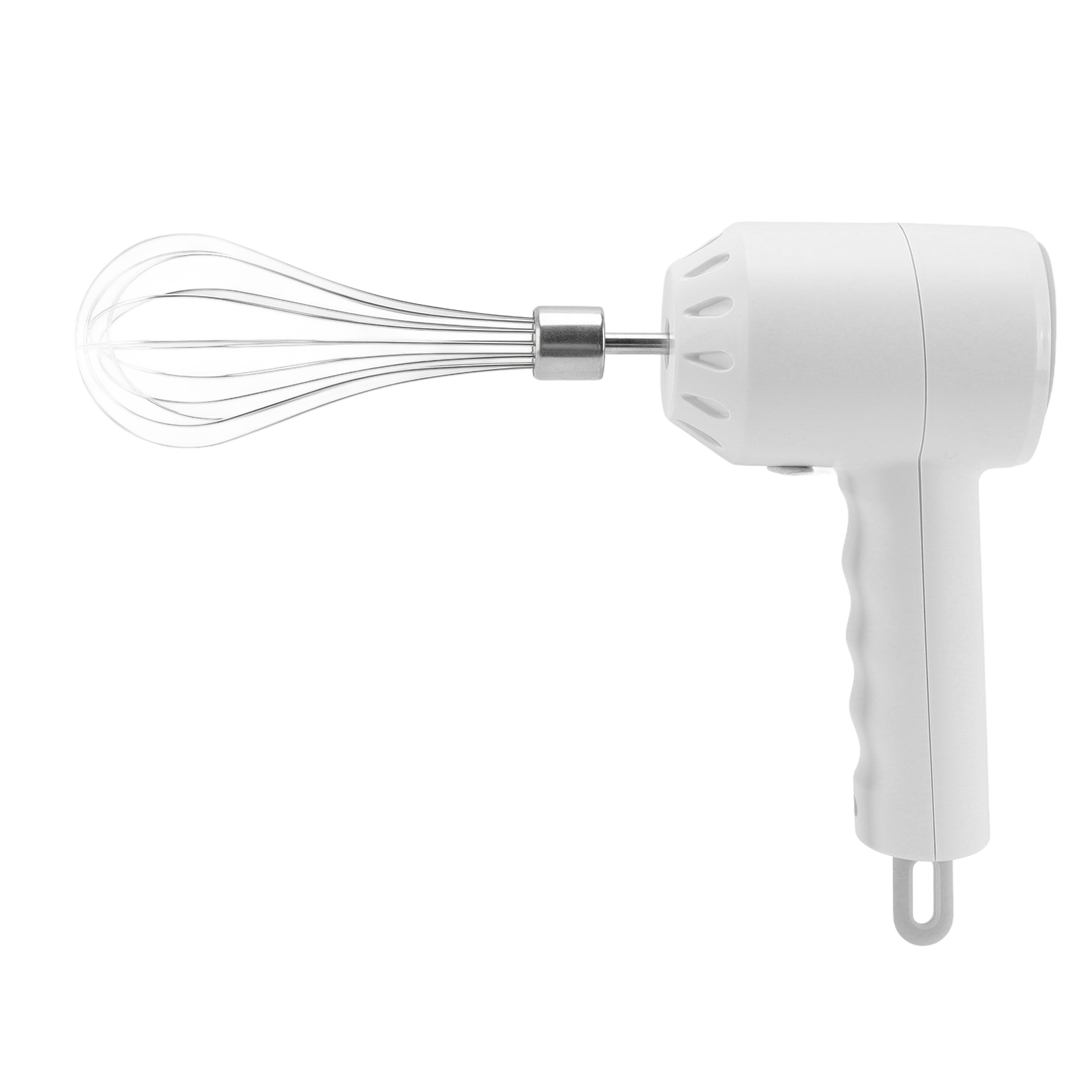 3-stufiger, Kabelloser 20-watt-handmixer Mit Schneebesen Für Gebäck (weiß).