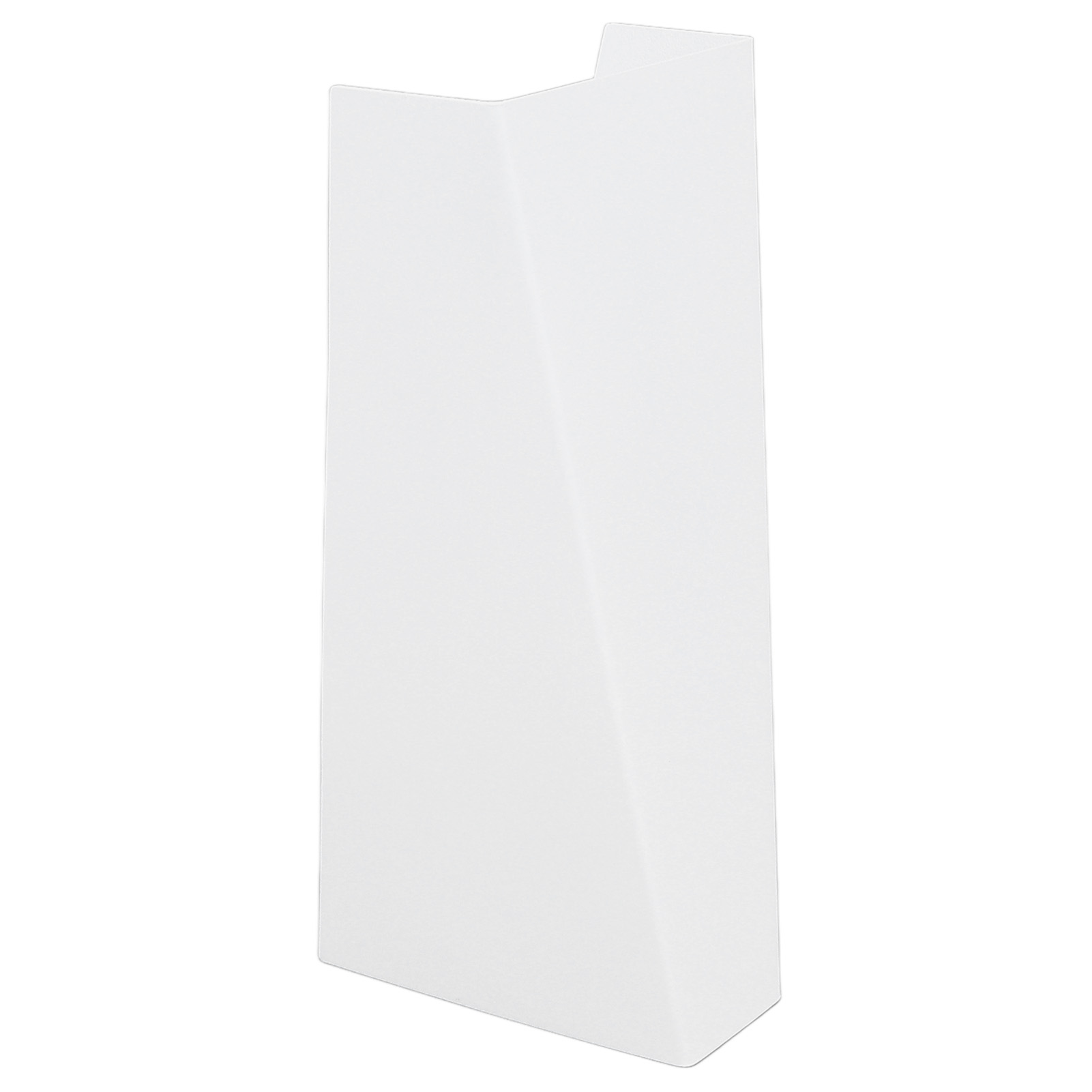 Moderne, Minimalistische Trapezförmige Led-wandleuchte Mit Warmweißem Licht (ac85–265v, Weißes Gehäuse)