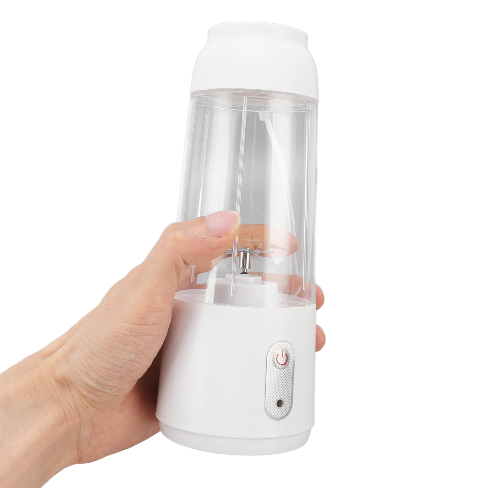 Elektrischer Zitrusentsafterbecher Mit 300 Ml Fassungsvermögen, 1200-mah-akku, Einfache Bedienung, Usb-aufladung, Tragbar Und Sicher, Ideal Fürs Büro (weiß).