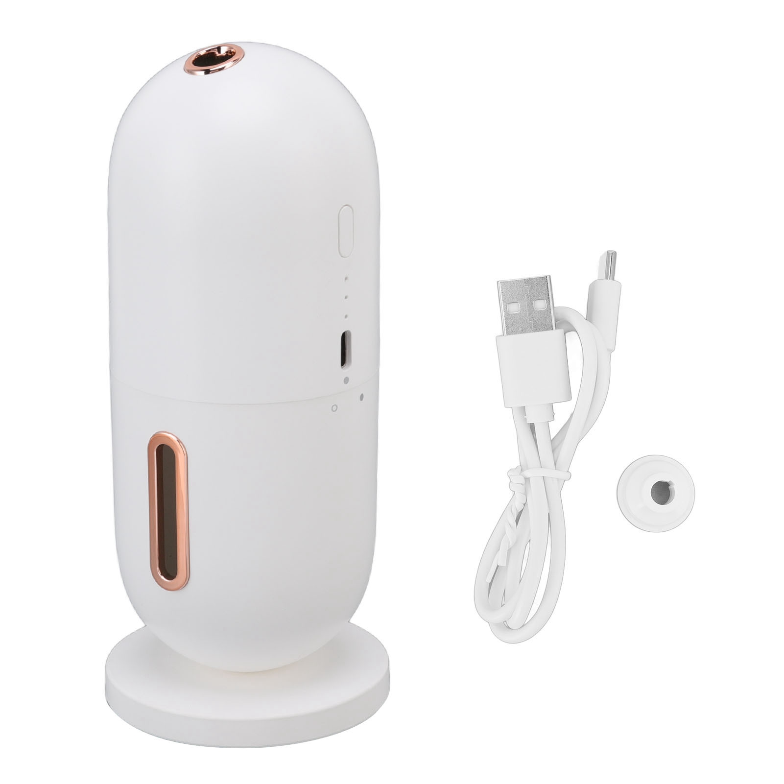Ätherisches Öl-diffusor Mit 3 Modi, 1200-mah-akku, Extrem Leiser Betrieb, Tragbar, Einfach Zu Bedienen, Aromatherapie-diffusor Für Zuhause Und Büro, Weiß