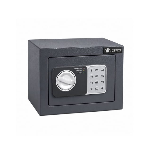 Safe / Tresor Safe Compact Mini 6 L Stahl Anthrazit Hjh Office