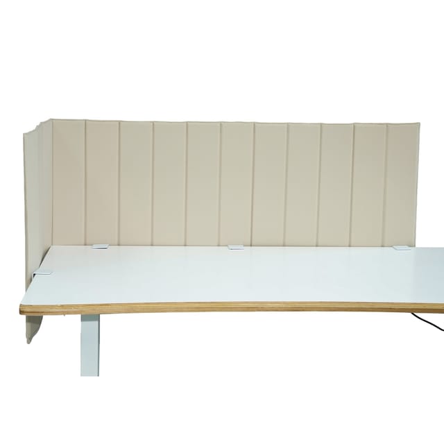 Akustik Tischtrennwand Flexmiut Roll 160 Cm Rollbar Mit Steppung Stoff Dunkelgrau Hjh Office