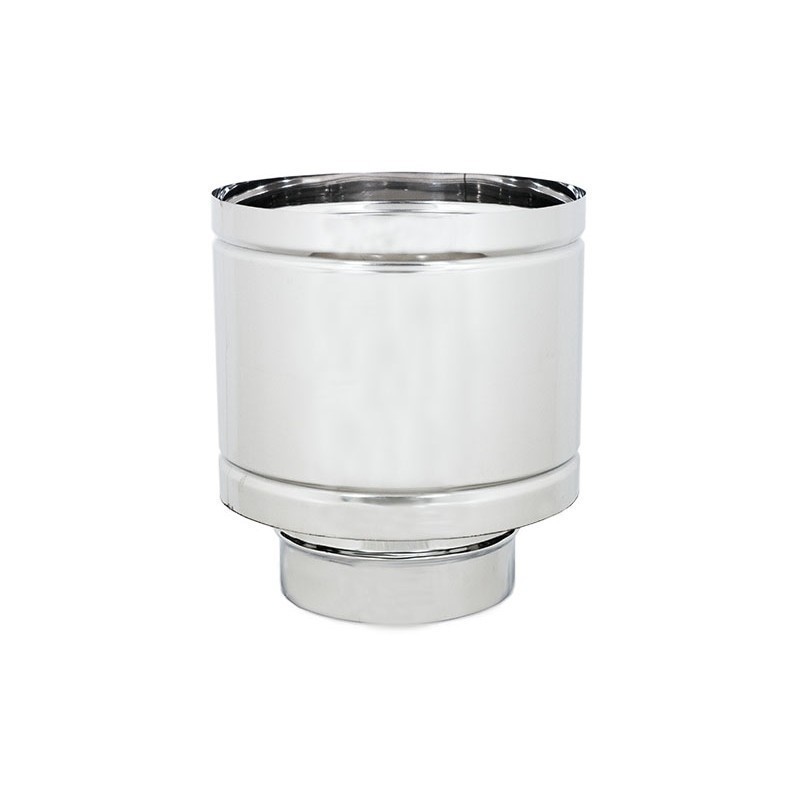 Zink Terminal Ø 120 Mm Für Kaminsysteme, 165 X 220 X 170 Mm