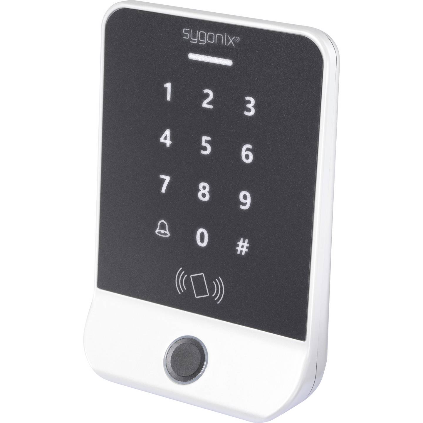 [gebraucht] B-ware Sygonix Fingerprint Rfid Zugangssystem Aufputz 12v Dc Mit Tastatur Silber 1000