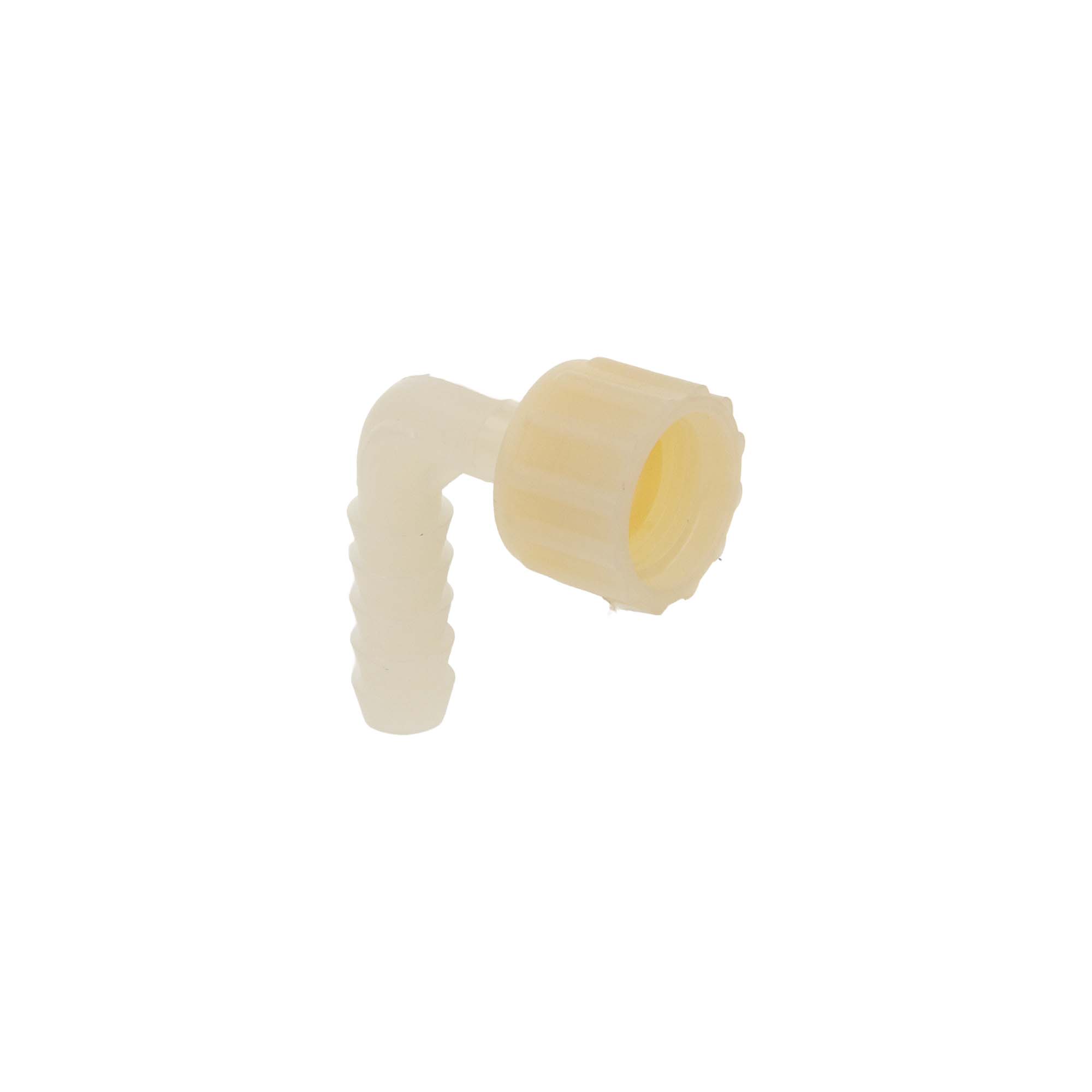 Tecuro 90° Winkel-schlauchtülle Ø 13 Mm X Überwurfmutter 1/2 Zoll, Pa (nylon 66), Natur