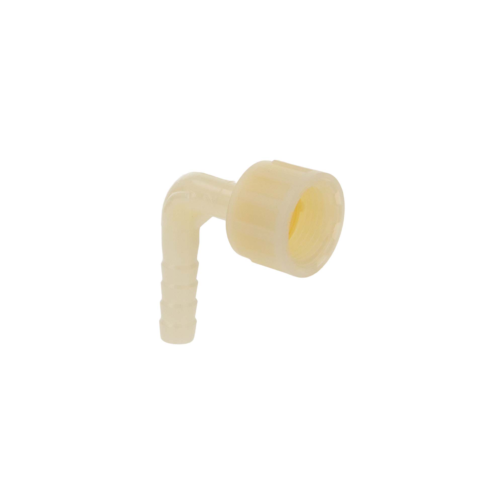 Tecuro 90° Winkel-schlauchtülle Ø 10 Mm X Überwurfmutter 1/2 Zoll, Pa (nylon 66), Natur
