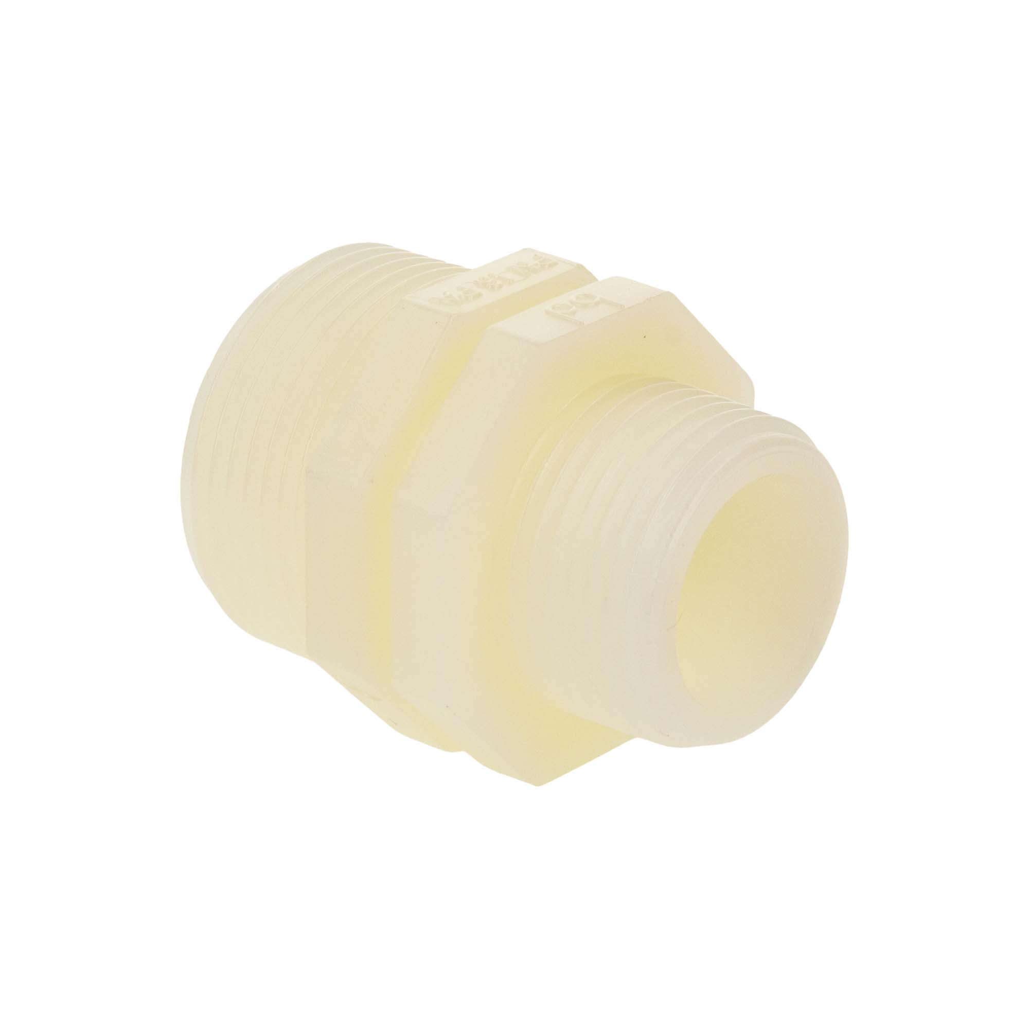 Tecuro Doppelnippel, Reduziert, 1 Zoll Ag X 1 1/4 Zoll Ag, Pa (nylon 66), Natur