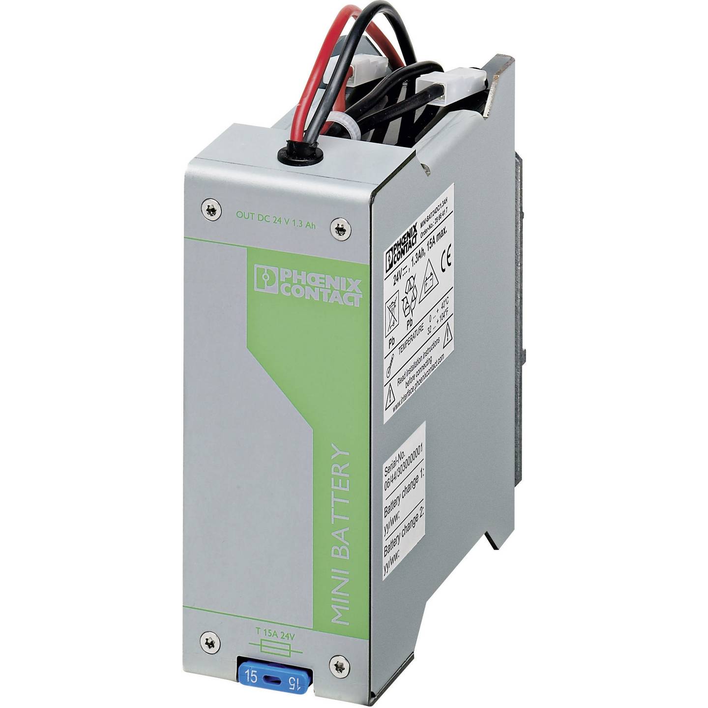 [gebraucht] B-ware Phoenix Contact Energiespeicher Mini-bat/12dc/2.6ah 2866569 Akku 12v/dc 2,6ah