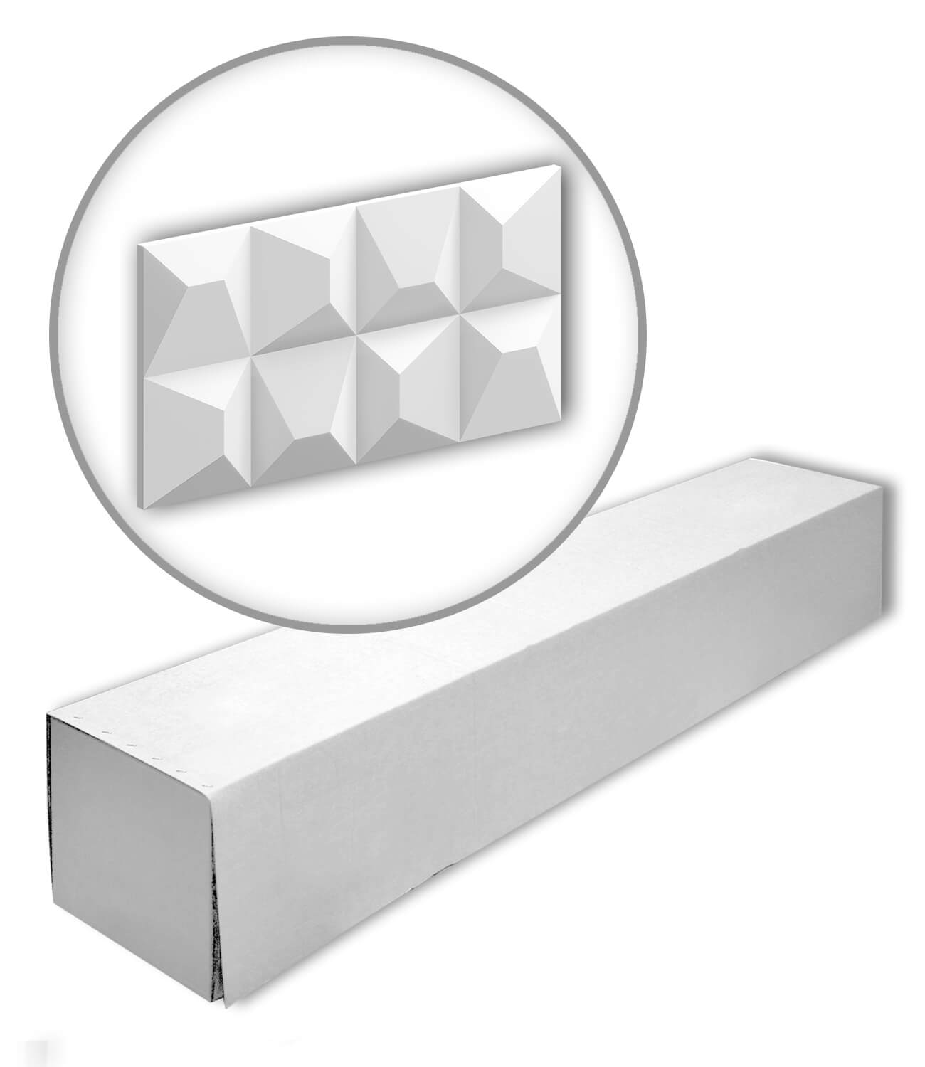 Profhome 159902-box 1 Karton Set Mit 8 3d Wandpaneelen Wandvertäfelungen Modernes Design 0,81 M2