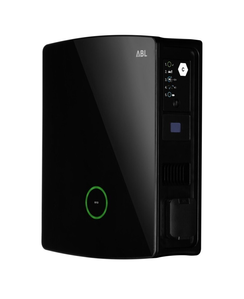 Abl Wallbox Em4 Twin Extender, 22kw, 2x Typ 2 Steckdose, 516x428x145mm
